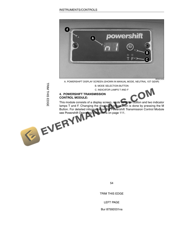 Case 580M, 580M Turbo, 580 Super M, 580 Super M+, 590 Super M Series 2 Loader Backhoe Operator Manual 87592031-2