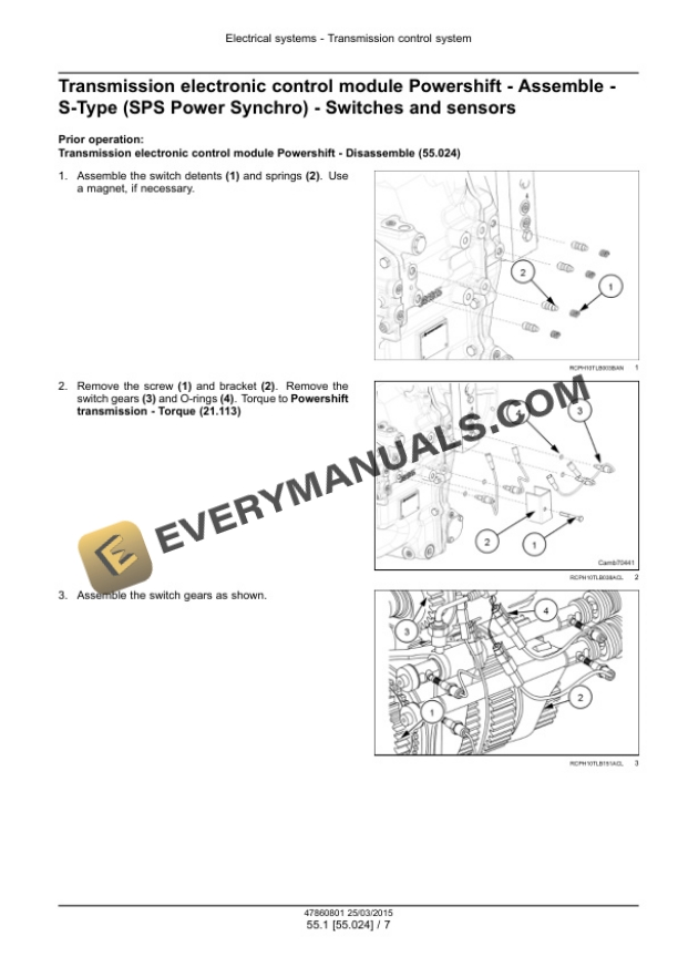 Case 580N, 580SN WT, 580SN, 590SN Tier 3 Tractor Loader Backhoe Service Manual 47878207 PDF 5 Case 580N, 580SN WT, 580SN, 590SN Tier 3 Tractor Loader Backhoe Service Manual 47878207 PDF - Image 3