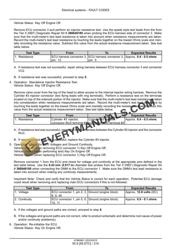 Case 580N, 580SN WT, 580SN, 590SN Tier 3 Tractor Loader Backhoe Service Manual 47878208-4