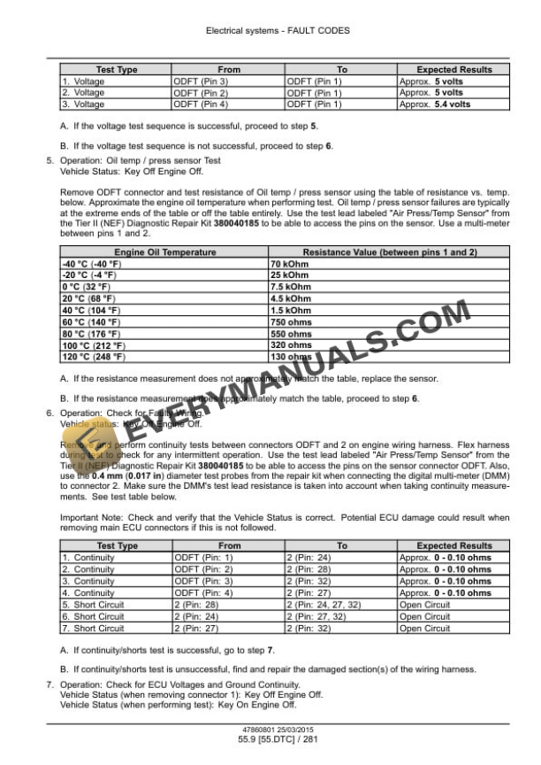 Case 580N, 580SN WT, 580SN, 590SN Tier 3 Tractor Loader Backhoe Service Manual 47878208-5