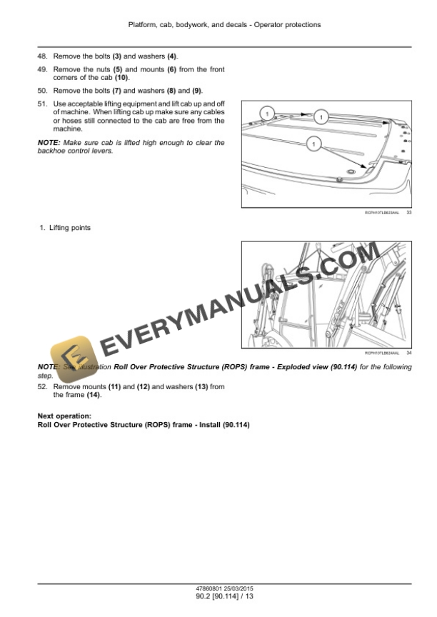 Case 580N, 580SN WT, 580SN, 590SN Tier 3 Tractor Loader Backhoe Service Manual 47878210 PDF 5 Case 580N, 580SN WT, 580SN, 590SN Tier 3 Tractor Loader Backhoe Service Manual 47878210 PDF - Image 3