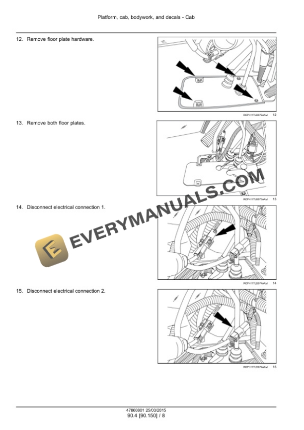 Case 580N, 580SN WT, 580SN, 590SN Tier 3 Tractor Loader Backhoe Service Manual 47878210 PDF 7 Case 580N, 580SN WT, 580SN, 590SN Tier 3 Tractor Loader Backhoe Service Manual 47878210 PDF - Image 5