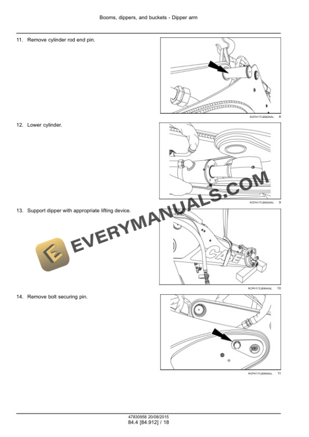 Case 580N, 580SN WT, 580SN, 590SN Tier 4B (Final) Tractor Loader Backhoe Service Manual 47918044 PDF 5 Case 580N, 580SN WT, 580SN, 590SN Tier 4B (Final) Tractor Loader Backhoe Service Manual 47918044 PDF - Image 3