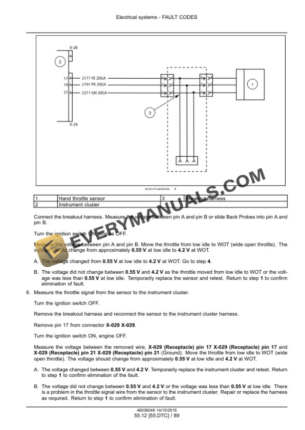 Case 580N, 580SN WT, 580SN, 590SN Tier 4B (Final) Tractor Loader Backhoe Service Manual 48080071-2