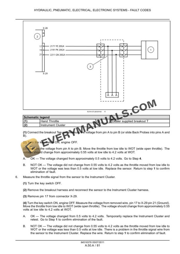 Case 580N, 580SN-WT, 580SN, 590SN Tractor Loader Backhoe Service Manual 84540376-2