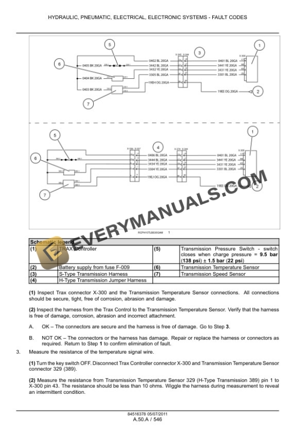 Case 580N, 580SN-WT, 580SN, 590SN Tractor Loader Backhoe Service Manual 84540377-4