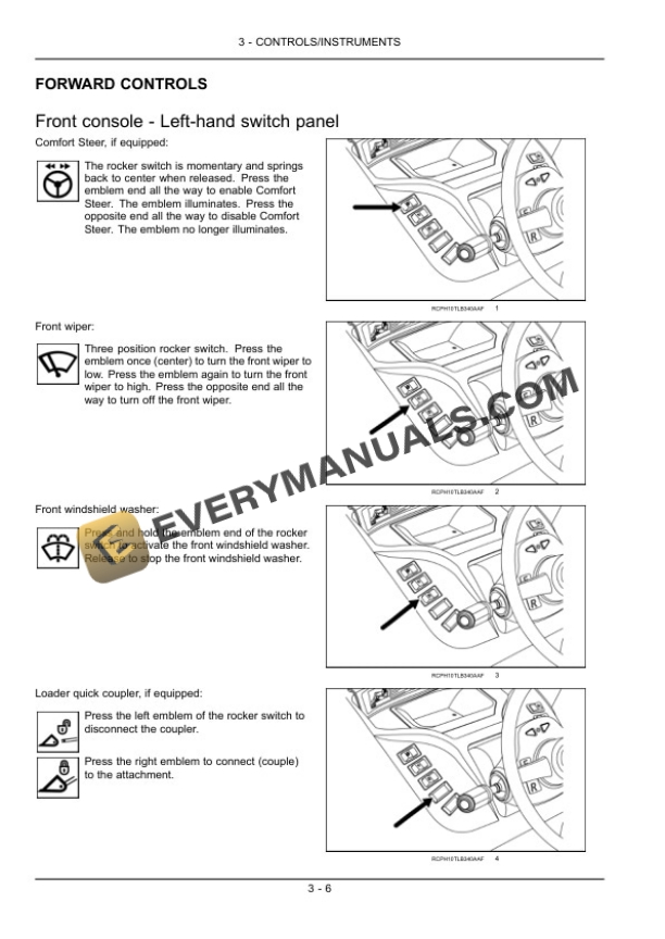 Case 580N, 580SN WT, 580SN, 590SN Tractor Operator Manual DR02-DRAFT-2