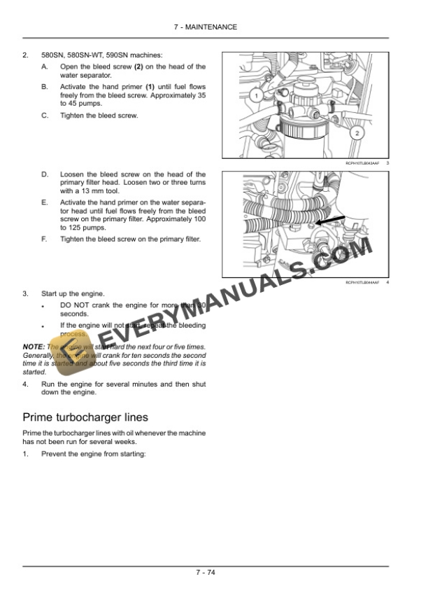 Case 580N, 580SN WT, 580SN, 590SN Tractor Operator Manual DR02-DRAFT-5