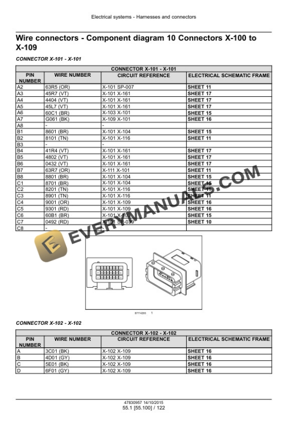 Case 580N EP Tier 4B (Final) Tractor Loader Backhoe Service Manual 47936422-3