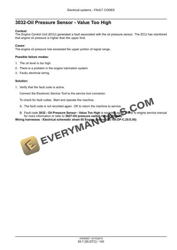 Case 580N EP Tier 4B (Final) Tractor Loader Backhoe Service Manual 47936423-4