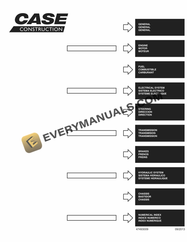 Case 580N Loader Backhoe Operator Manual 47493009 PDF