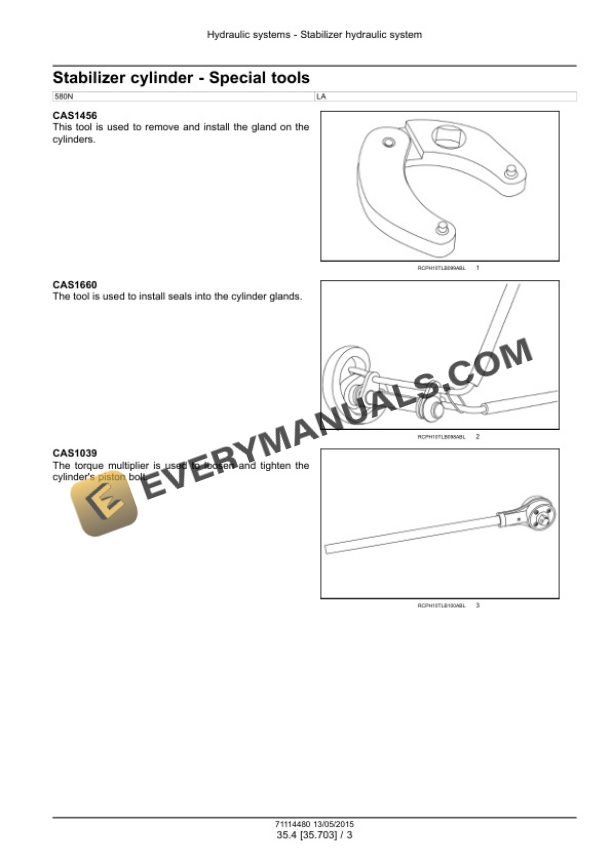 Case 580N Loader Backhoe Service Manual 71114480 PDF 6 Case 580N Loader Backhoe Service Manual 71114480 PDF - Image 4