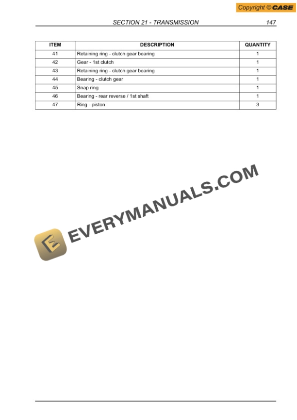 Case 580SR, 580SR+, 590SR, 695SR Series 3 Backhoe Loader Service Manual 87643852B-2