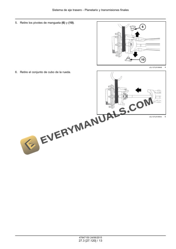 Case 580ST, 590ST, 695ST Stage IIIB Tractor Backhoe Loader Service Manual 47847150 ES PDF 5 Case 580ST, 590ST, 695ST Stage IIIB Tractor Backhoe Loader Service Manual 47847150 ES PDF - Image 3