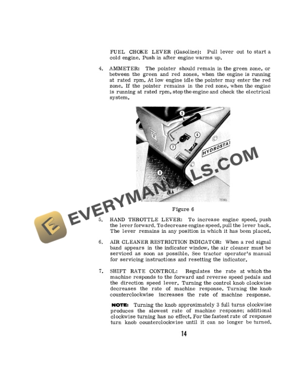 Case 584, 585, 586 Hydrostatic Drive Forklift Operator Manual 9-4242-3