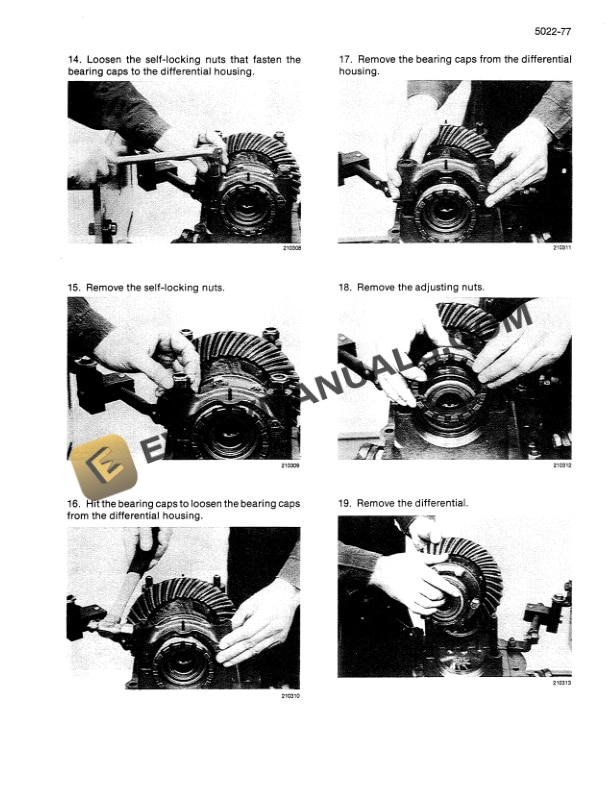 Case 584E, 585E, 586E Forklift Service Manual 8-15541-3