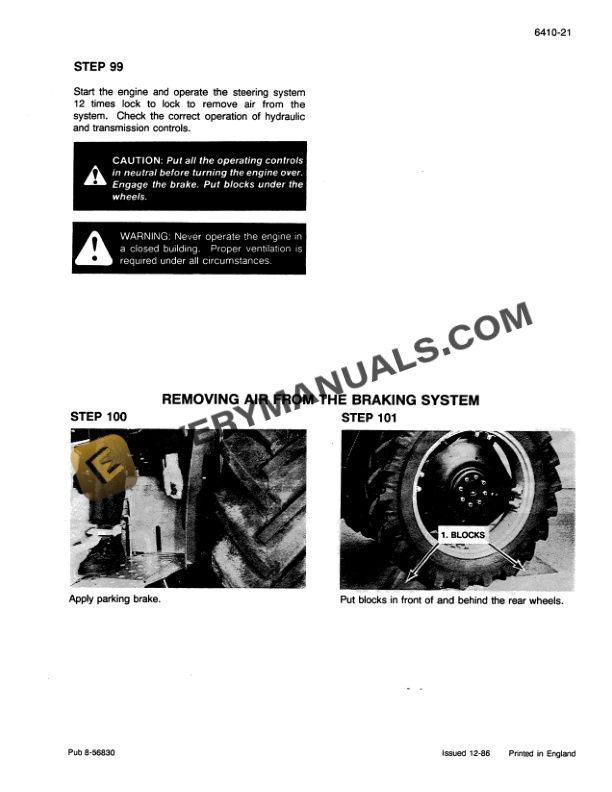Case 585, 685, 595, 695 Series Tractor Service Manual 7-36892-4