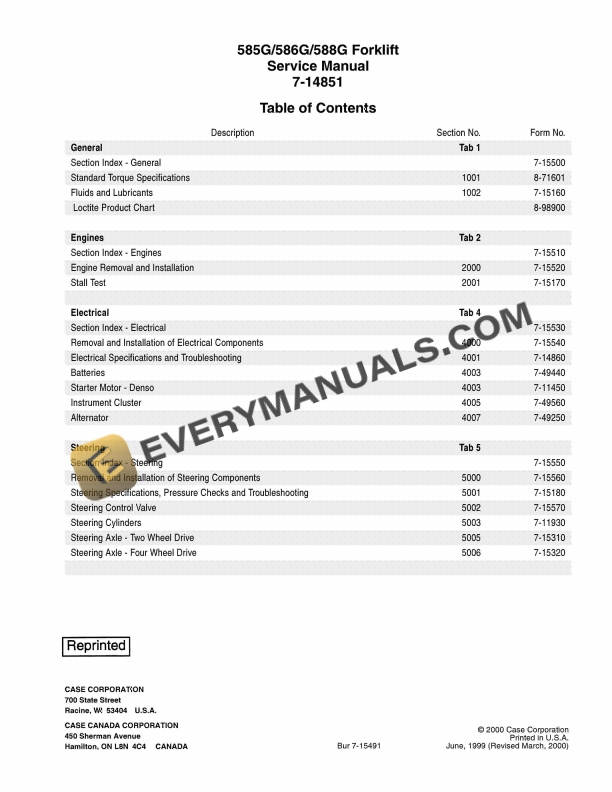 case 585g 586g 588g forklift service manual 7 14851 1