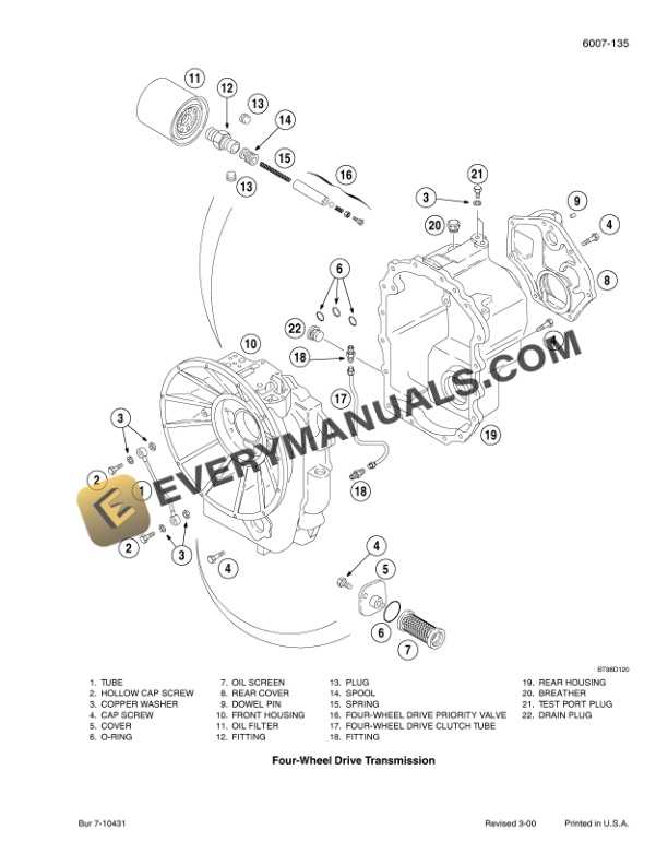 Case 585G, 586G, 588G Forklift Service Manual 7-14851-5