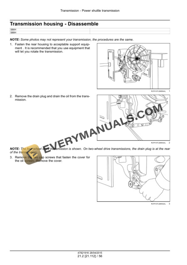 Case 586H, 588H Tier 4B (Final) Rough Terrain Forklift Service Manual 47881828 PDF 6 Case 586H, 588H Tier 4B (Final) Rough Terrain Forklift Service Manual 47881828 PDF - Image 4