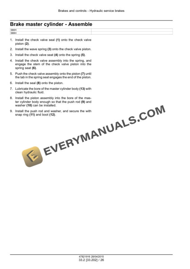 Case 586H, 588H Tier 4B (Final) Rough Terrain Forklift Service Manual 47881829 PDF 5 Case 586H, 588H Tier 4B (Final) Rough Terrain Forklift Service Manual 47881829 PDF - Image 3