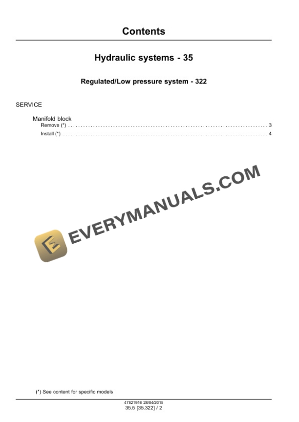 Case 586H, 588H Tier 4B (Final) Rough Terrain Forklift Service Manual 47881829 PDF 6 Case 586H, 588H Tier 4B (Final) Rough Terrain Forklift Service Manual 47881829 PDF - Image 4