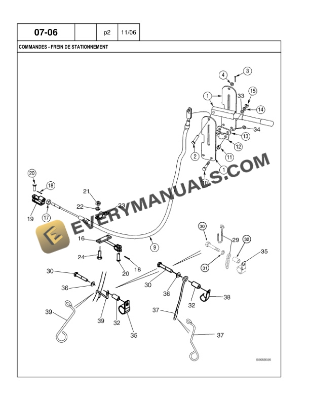 Case 590 Super M Series 2 Backhoe Loader Parts Catalog 7-9063 FR-3