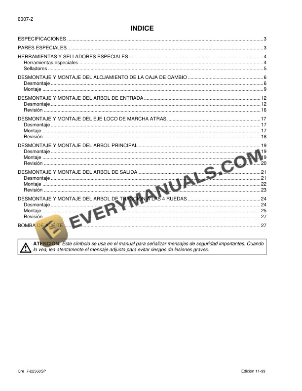 Case 595SLE, 595LSP Backhoe Excavator Service Manual 7-22470SP-3