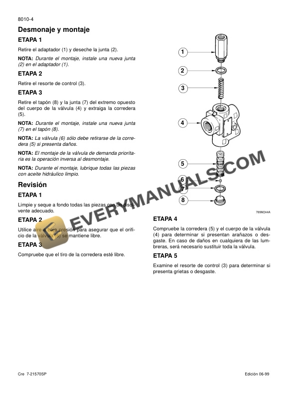 Case 595SLE, 595LSP Backhoe Excavator Service Manual 7-22470SP-5