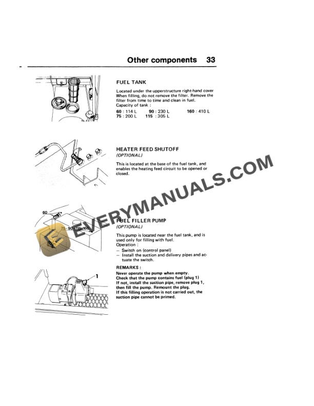 Case 60, 75, 90, 115, 160 Excavator Operator Manual 9-8670-3