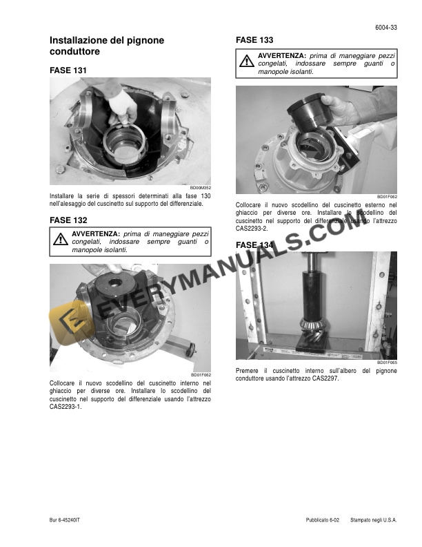 Case 621D Charger Maintenance Manual 6-42961IT-4