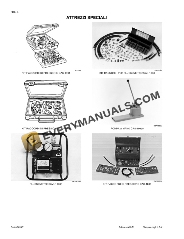 Case 621D Charger Maintenance Manual 6-42961IT-5