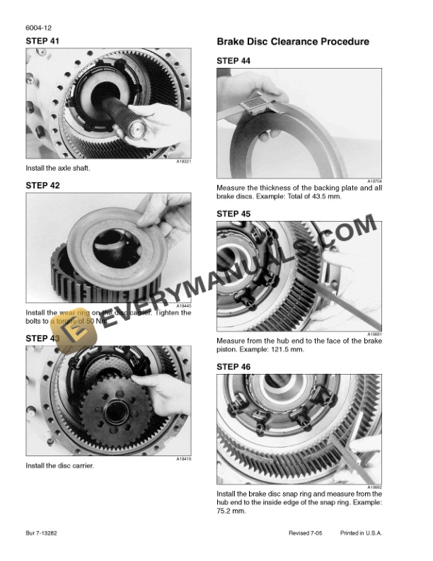 Case 621D Loader Service Manual 6-42965-4