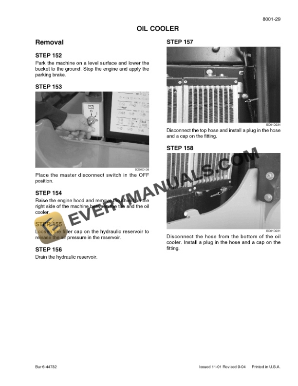 Case 621D Loader Service Manual 6-42965-5