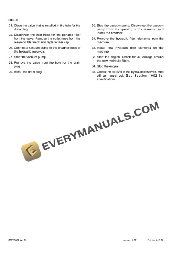 Case 621E Wheel Loader Repair Manual 87723028A-EU-5