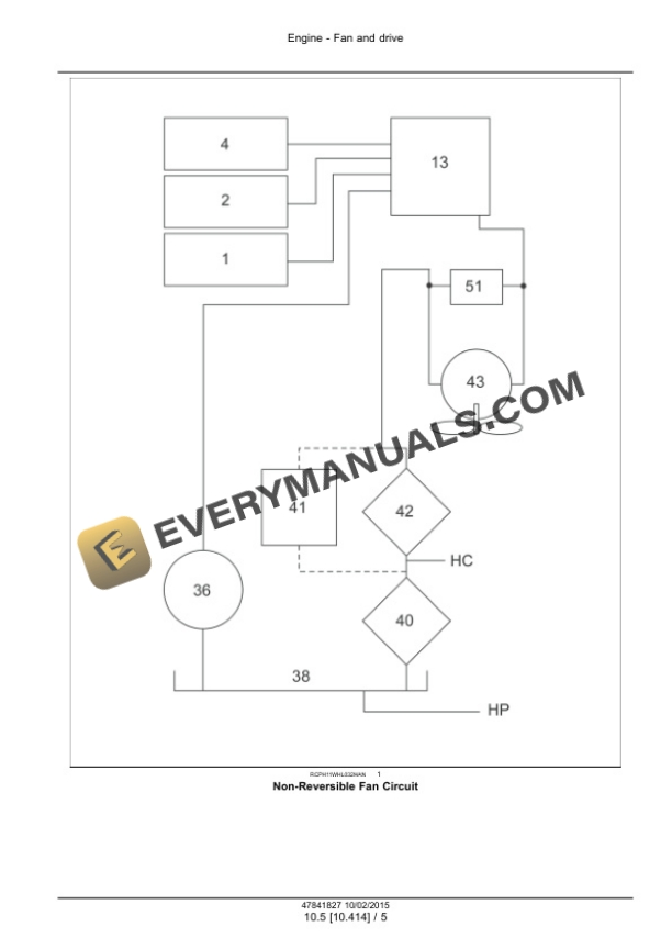 Case 621F, 721F Tier 4B (Final) Wheel Loader Service Manual 47865306-5