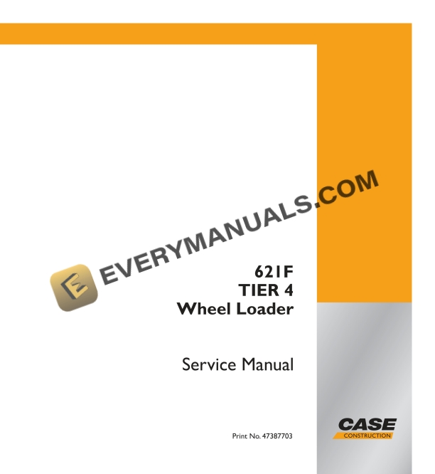 case 621f tier 4 wheel loader service manual 47387703 1