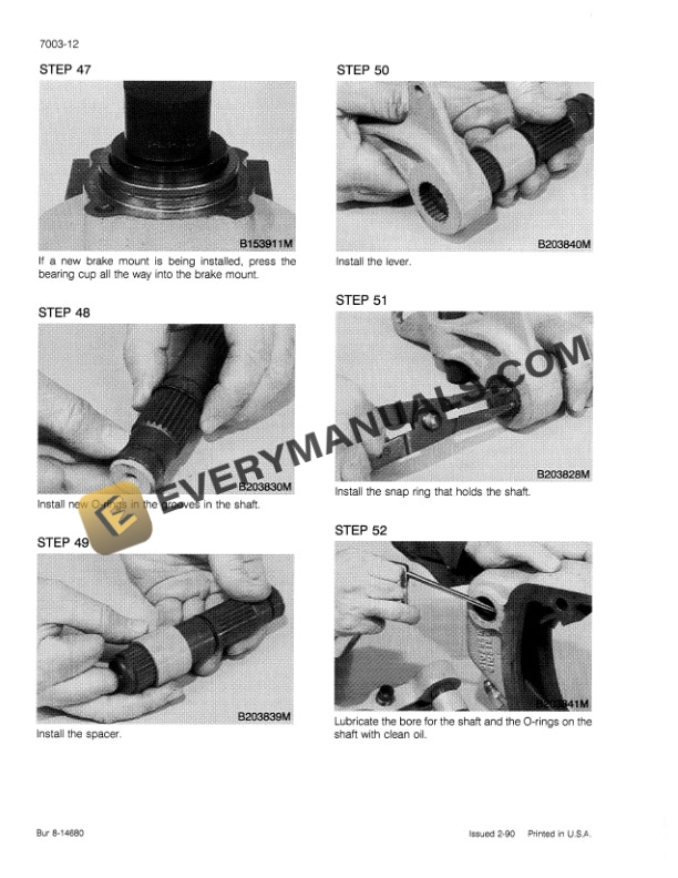 Case 650 Crawler Service Manual 8-14411-5