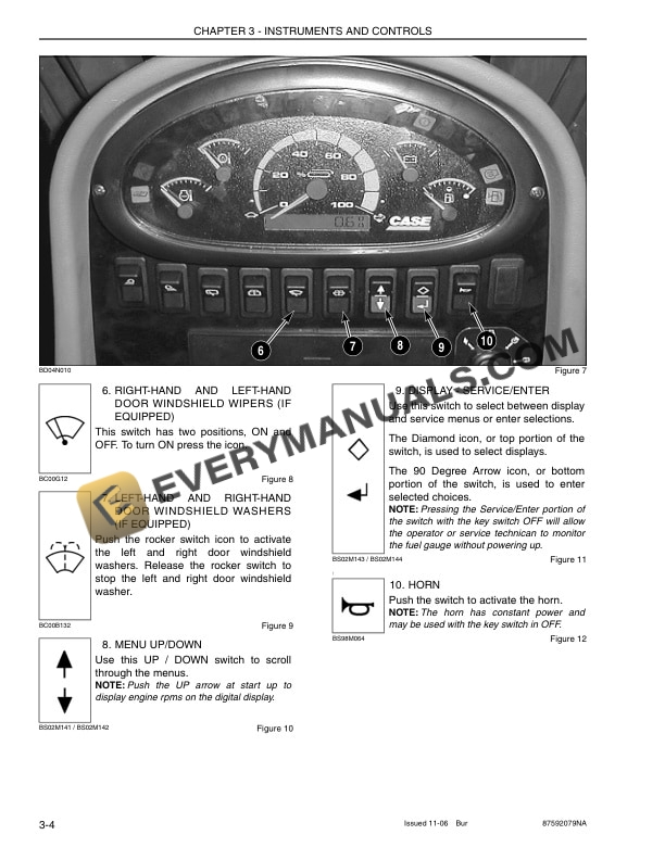 Case 650K, 750K, 850K Series 3 Crawler Dozer Operator Manual 87592079 NA-2