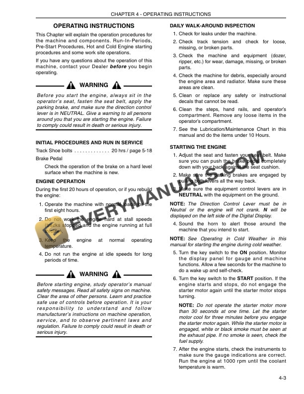 Case 650L Tier 3 Crawler Dozer Operator Manual 84247253 PDF 5 Case 650L Tier 3 Crawler Dozer Operator Manual 84247253 PDF - Image 3