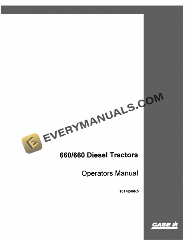 Case 660, 660 Diesel Tractor Operator Manual 1014246R5 PDF 1 case 660 660 diesel tractor operator manual 1014246r5 1
