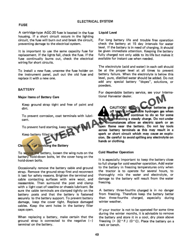 Case 666 Tractor Operator Manual 1084361R1 PDF 6 Case 666 Tractor Operator Manual 1084361R1 PDF - Image 4