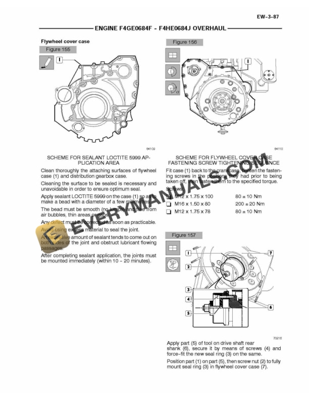 Case 668T-M2, 668T-E2 Engine Service Manual 6-47950NA-4