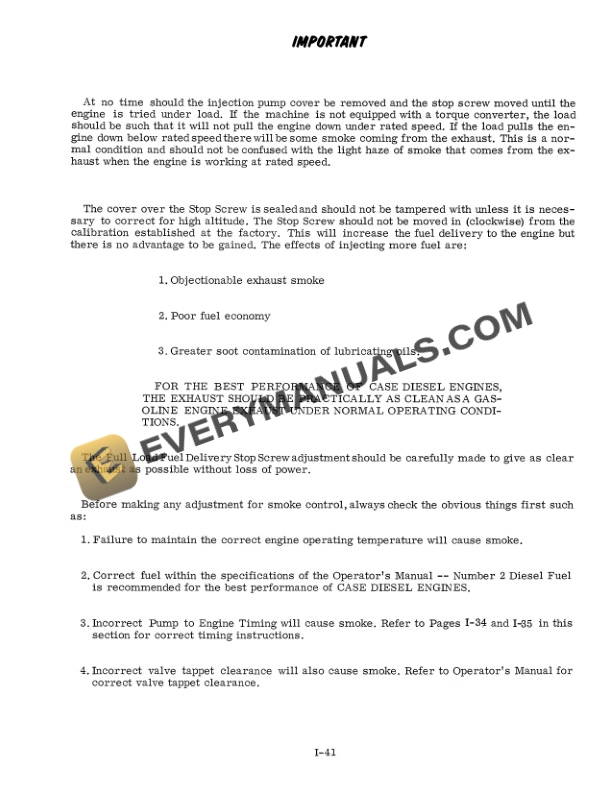 Case 680CK Loader Backhoe Service Manual 9-73072-3