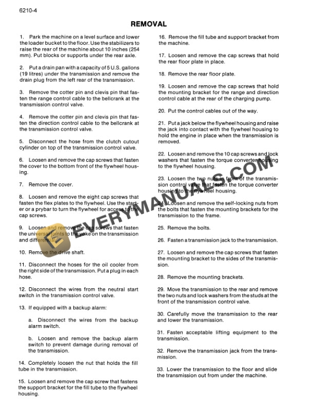 Case 680H Loader Backhoe Service Manual 9-69300-R1-3