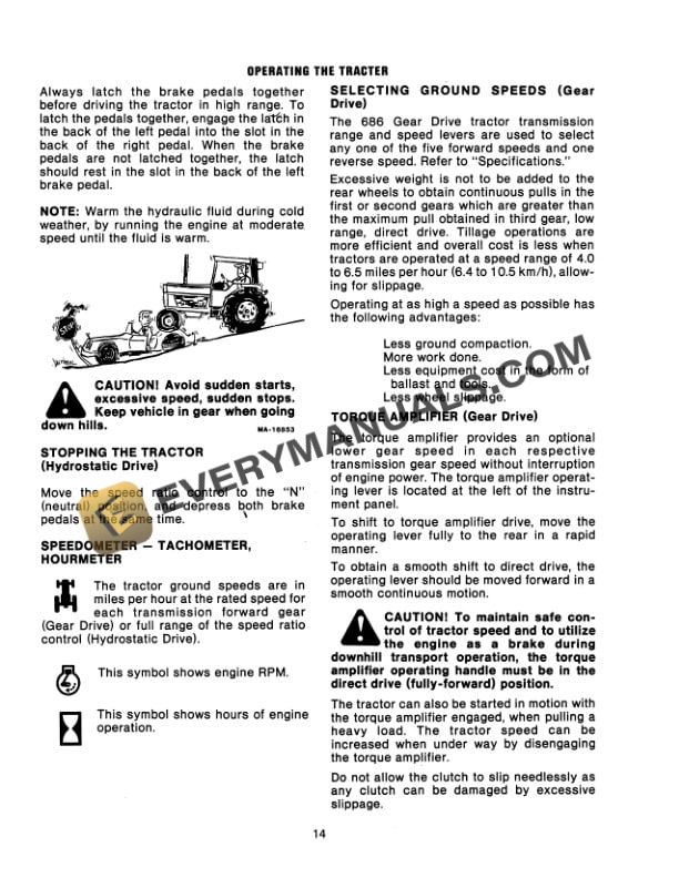 Case 686, Hydro 86 Tractor Operator Manual 1096206R4 PDF 4 Case 686, Hydro 86 Tractor Operator Manual 1096206R4 PDF - Image 2
