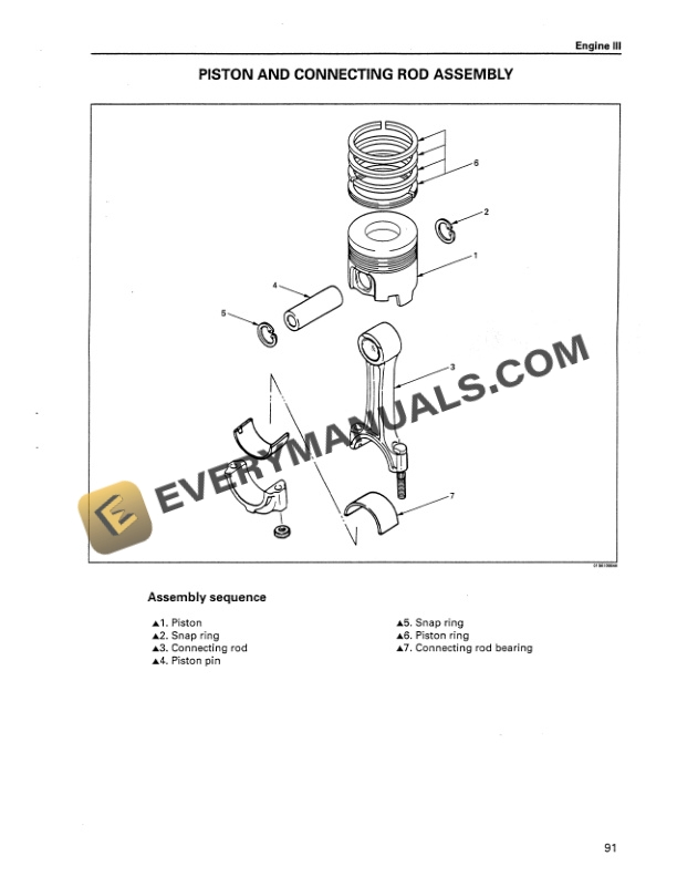 Case 6SD1T Isuzu Engine Service Manual 9-54870-3