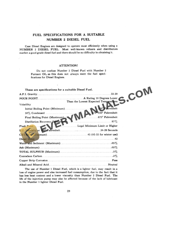 Case 700 Series Diesel Wheel Tractors Dual Range Drive Operator Manual 9-401-2