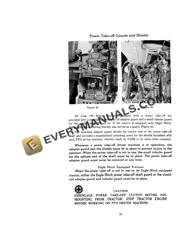 Case 700B Series Gasoline Dual Range Wheel Tractor Operator Manual 9-402-3