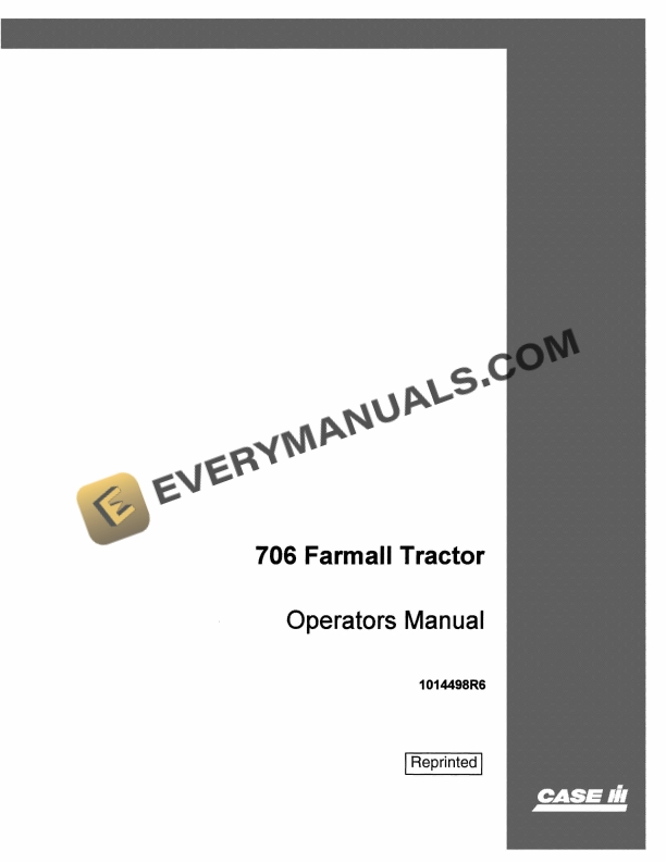 case 706 farmall tractor operator manual 1014498r6 1